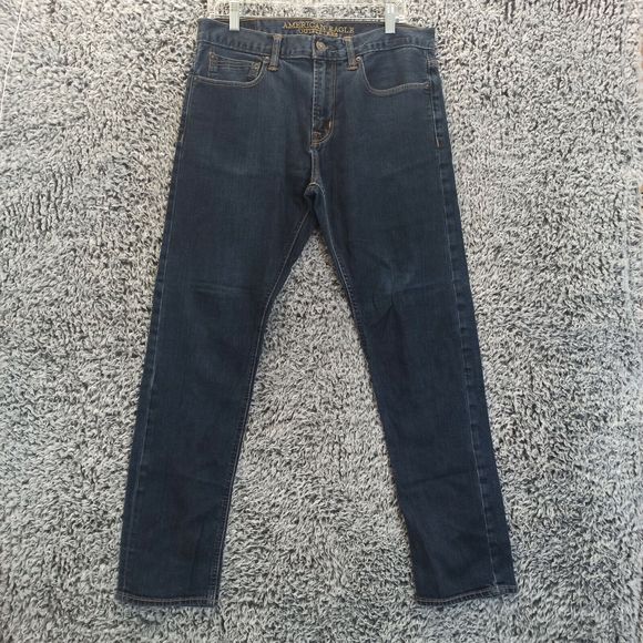 American Eagle Outfitters Other - American Eagle Outfit Jeans Men 32X32 Blue Core Flex Stretch Mid Rise Dark Wash